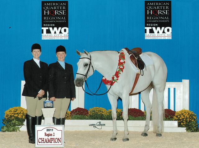 Absolute Sky Champion Hunter under saddle